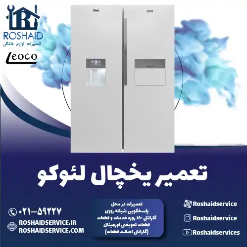 تعمیر یخچال لئوکو در تهران روشاید سرویس